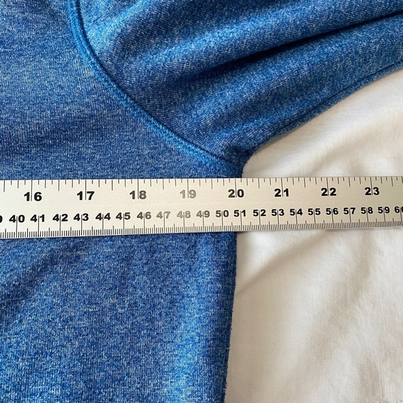 Reebok Women's Blue Crossover High Neck Athletic Pullover Sweatshirt Size‎ Large - Picture 10 of 14